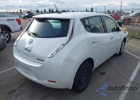 2016 Nissan Leaf S z USA, uszkodzony, nr VIN 1N4AZ0CP5GC303082